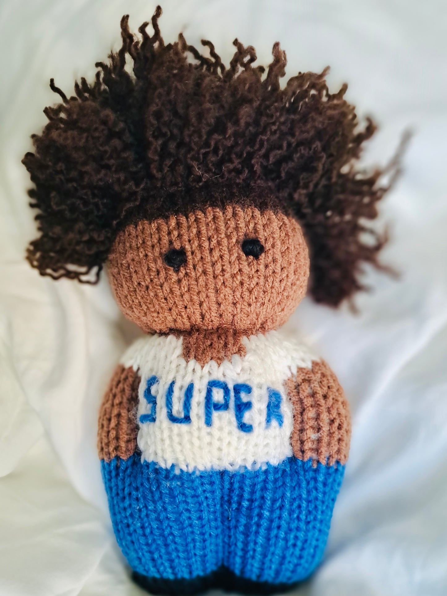 Black knit doll - Super!