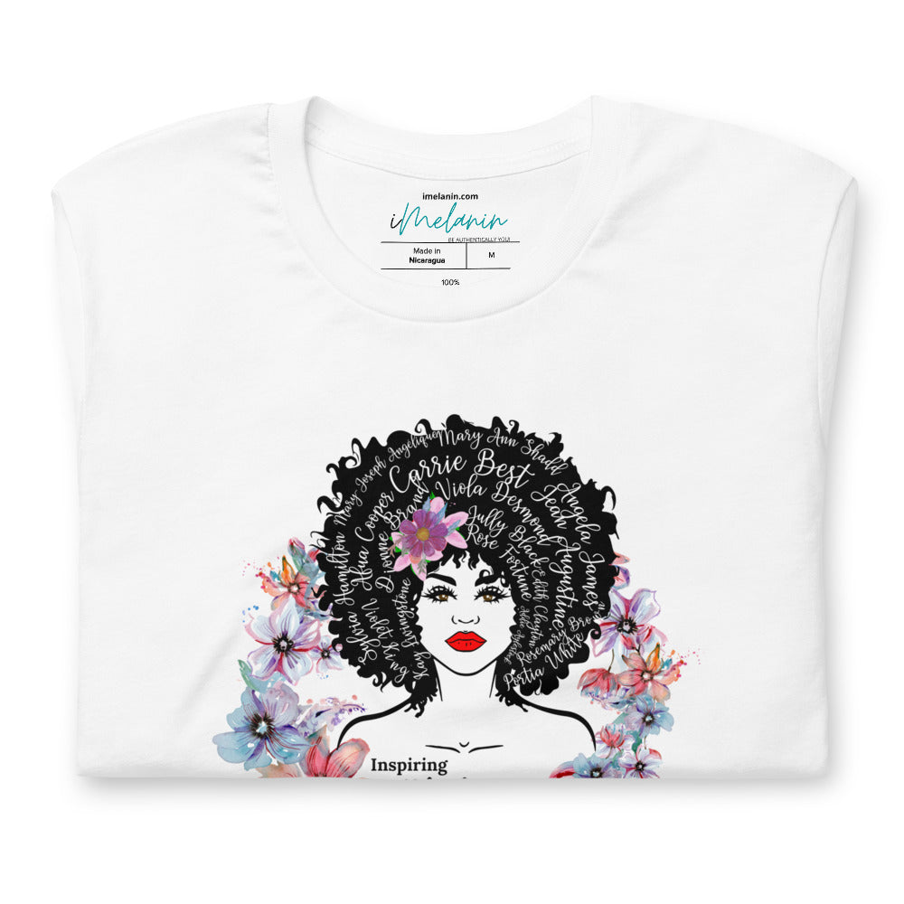 Women's Canadian Black History "Inspiring" T-Shirt | Limited Edition