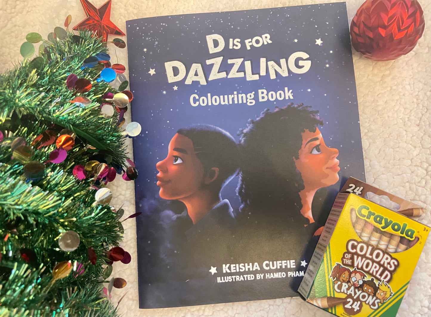 D is for Dazzling Colouring Book