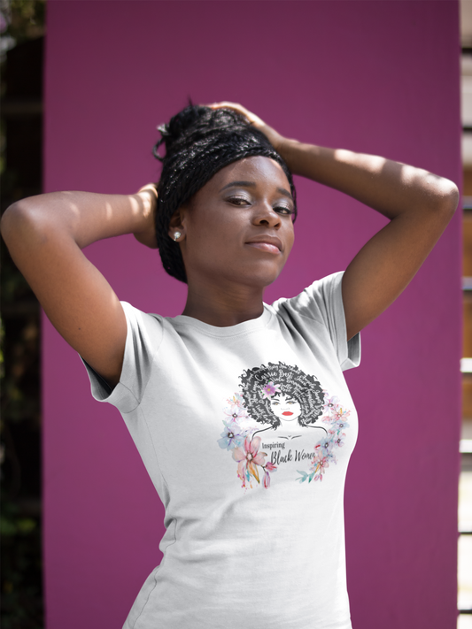 Women's Canadian Black History "Inspiring" T-Shirt | Limited Edition