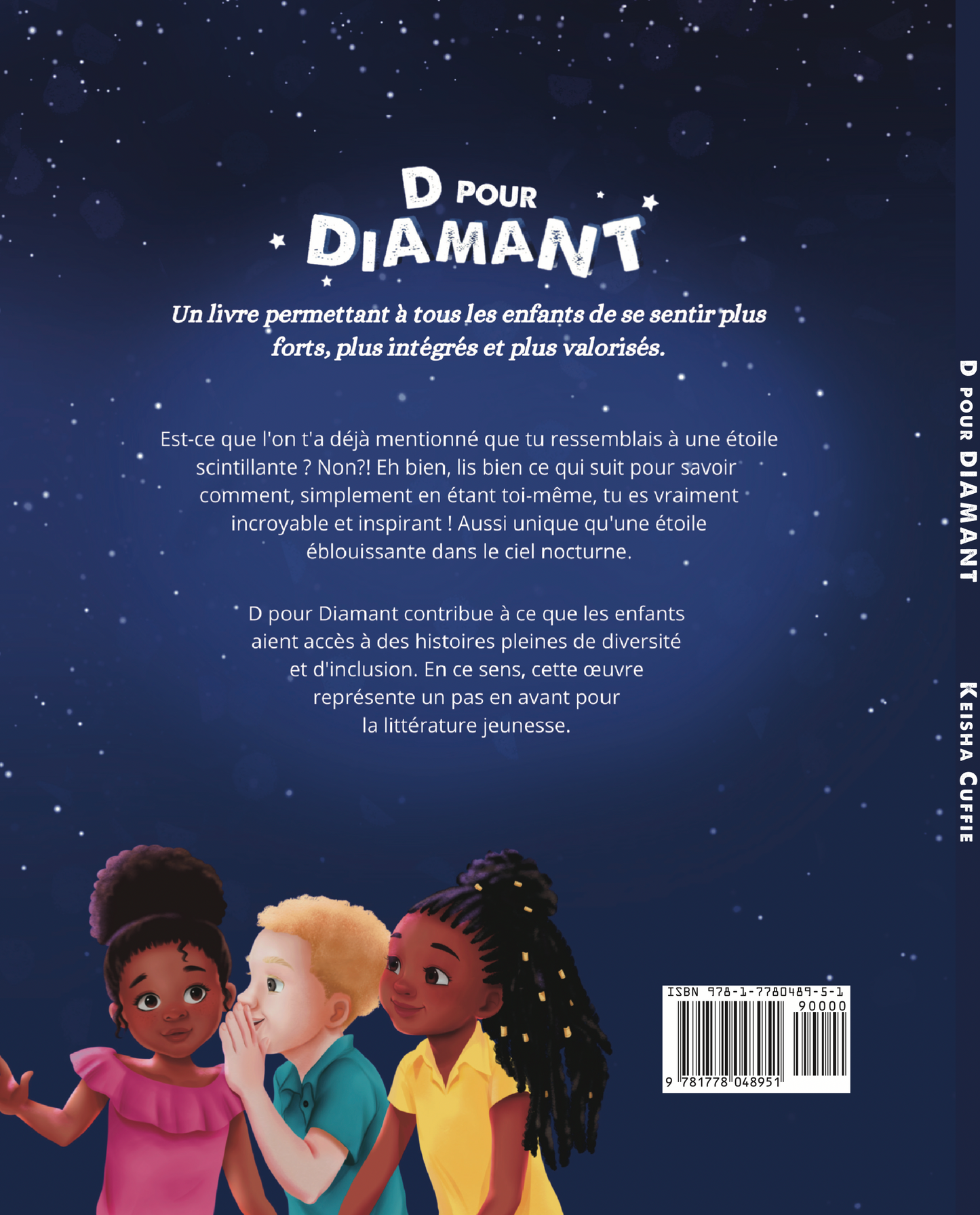 'D Pour Diamant' 1ère édition COUVERTURE RELIÉ (FRANÇAIS) copie signée