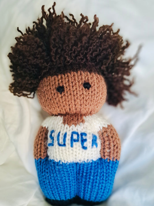Black knit doll - Super!